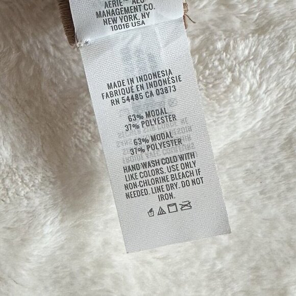 NWT Aerie Velvet Stripe Triangle Bralette in Cappuccino - Size: XS - Picture 5 of 8